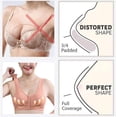 thumbnail image 4 of Timegard Wireless Bras for Women Plus Size Front Closure Button Full Support Breathable Comfy Seniors Bra, 4 of 7