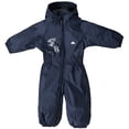 thumbnail image 1 of (Size 5/Size 6, Navy Blue) - Trespass Kids' Waterproof Drip Drop Outdoor Rain Suit, 1 of 6