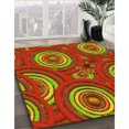 thumbnail image 3 of Ahgly Company Tapis Rectangulaire Lavable en Machine Rouge Transitionnel, 8 Pieds x 12 Pieds, 3 of 7