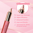 thumbnail image 2 of iMusthav Portable Flawless Epilator for Eyebrow, Nose & Ear Hair Removal Painless Electric Razor, 18K Gold-Plated, 360° LED Light, 2 of 7