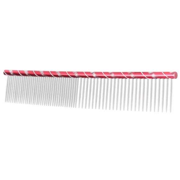 Cat Comb, Static-Free Pet Hair Comb Dog Comb Home Grooming Kit for Pets for Combing Hair Red,Purple