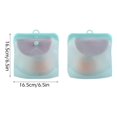 thumbnail image 2 of WHEANG Reusable Silicone Food Storage Bags | Sandwich Bags Airtight Seal Freezer Bags Liquid Snack Lunch Fruit Fresh Produce Bags | BEST for preserving and cooking (1pc), 2 of 2