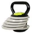 thumbnail image 4 of GoZone 5lb-40lb Adjustable Kettlebell – Black/Grey/Green, 4 of 6