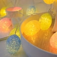 thumbnail image 2 of Ohufall Led Color String Lights EVA Easter Egg Shape Easter Decorations Festival Party Home Decor Supplies, 2 of 8