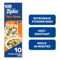 thumbnail image 1 of Sacs de Marque Ziploc® Zip-Vapeur, Sacs pour cuisson à vapeur, 10 sacs, 1 of 8