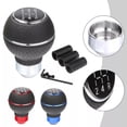 thumbnail image 4 of Bgsha 5 Speed Shift Knob Gear Stick Leather Shifter Fit Most Manual Cars Trucks, 4 of 5