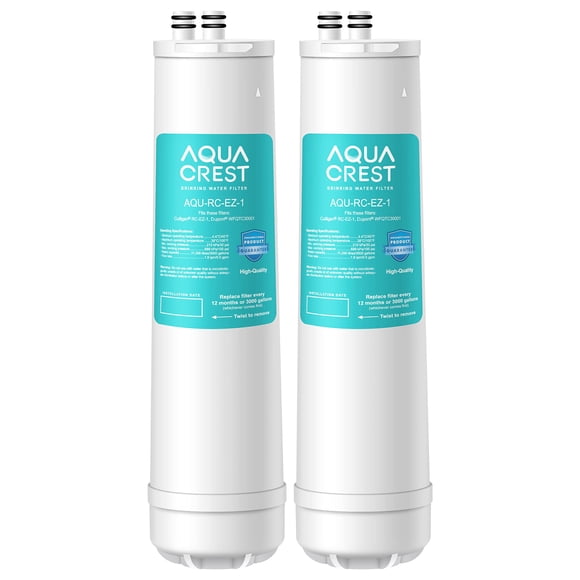 AQUACREST RC 1 EZ-Change Premium Water Filtration Replacement Cartridge, Replacement for Culligan® IC-EZ-1, US-EZ-1, RV-EZ-1, Dupont® WFQTC3000