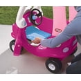 thumbnail image 3 of Little Tikes Princess Cozy Coupe Ride-On Toy - Toddler Car Push and Buggy Includes Working Doors, Steering Wheel, Horn, Gas Cap, Ignition Switch - For Boys and Girls Active Play , Pink, 3 of 4