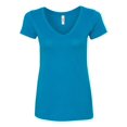 thumbnail image 1 of Next Level Womens Ideal V, XS, Turquoise, 1 of 1