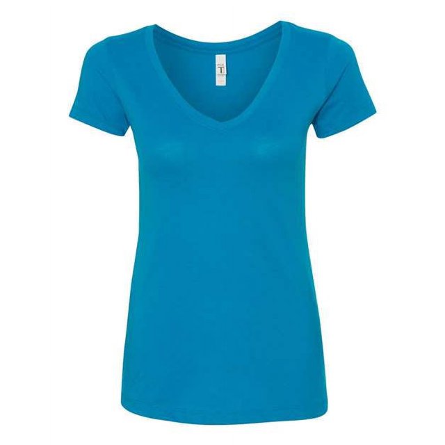 Next Level Womens Ideal V, XS, Turquoise