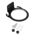 thumbnail image 2 of POCREATION Space Aluminum Wall Mounted Hair Dryer Holder Rack Hanger Hairdryer Shelf, 2 of 8