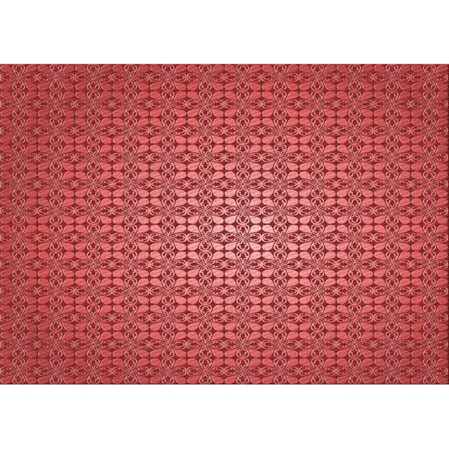 Ahgly Company Tapis Rectangulaire Lavable en Machine Rouge Transitionnel, 8 Pieds x 12 Pieds