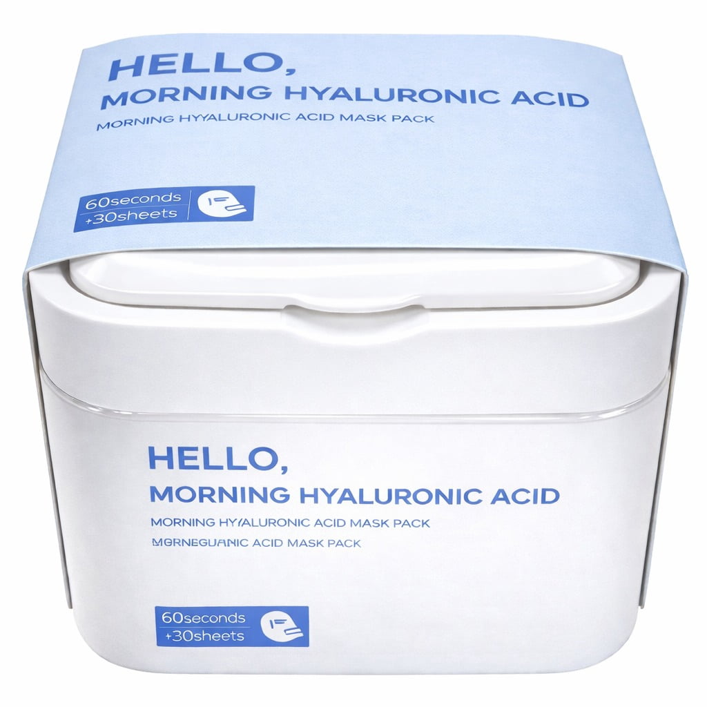 Grace Day, Hyaluronic acid 60 seconds face mask, 30 sheets count