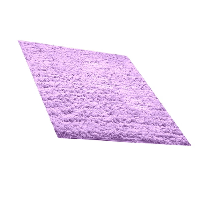 yulier Faux Fur Area Rug, Ultra Soft Fluffy Small Throw Rug for Bedroom Living Room Decor, Rectangular Shaggy Carpet Non Slip Plush Nursery Dorm Rug, 19.68x31.49 inch