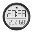 thumbnail image 2 of EGNMCR Alarm Clock Wall Clock Temperature And Humidity Meter Clock Indoor Household Electronic Alarm Clock Kitchen Digital Display Alarm Clock Wall-mounted Room Temperature Meter a Clock, 2 of 7