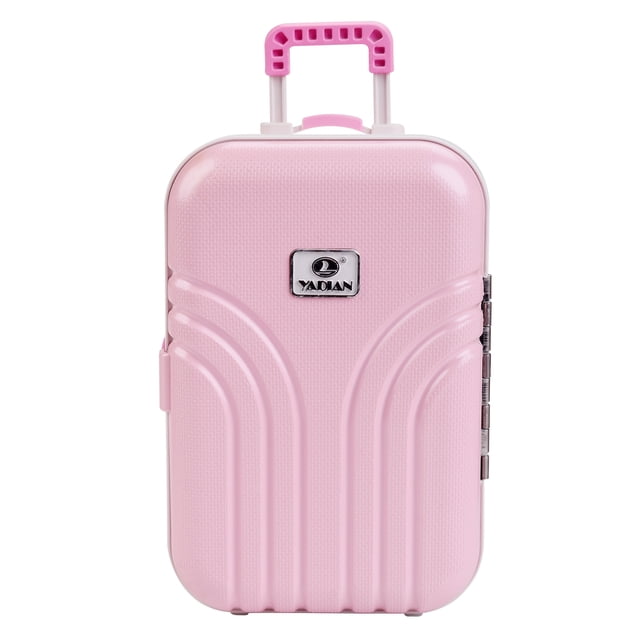 Valise pour Poupée Mignonne Mini Valise de Voyage pour Poupée Accessoire de Jeu pour Poupée de 18 Pieds'