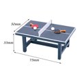 thumbnail image 3 of 1 Ensemble de Mini Table Jouets de Tennis de Table Miniature Équipement Sportif Miniature, 3 of 6