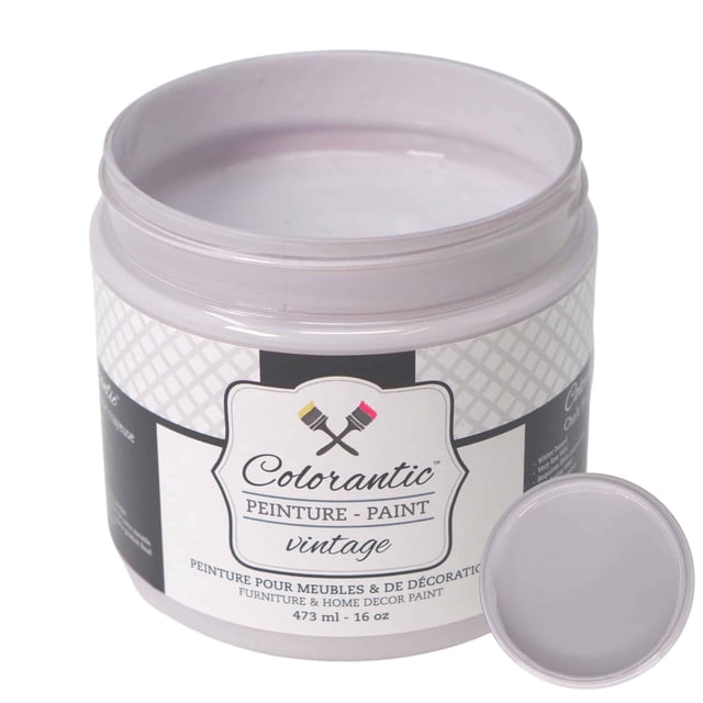 Colorantic | LAVENDER Chalk Paint Based for Furniture DIY - SOFT LIGHT PURPLE - 16 oz