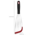 thumbnail image 3 of weibbin High Temperature Resilient And Non Slip Stainless Steel Frying Shovel With Hollow Iron Platter For Grilling Steak And Frying Fish, 3 of 8