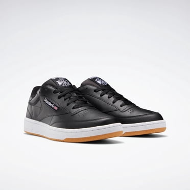 Reebok Footwear Men CLUB C 85 BLACK/WHITE/GUM SHOE
