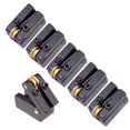 thumbnail image 2 of lionlar 6x String Headless Guitar Bridge Roller saddle Tremolo Bridge Tailpiece Perfect, 2 of 9