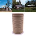 thumbnail image 1 of Corde en Nylon 328 Type III 550-4mm - Corde de Camping Randonnée Survie Garçon Parachute - Kaki, 1 of 10