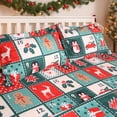 thumbnail image 1 of Gogreen 4PC Queen Christmas Sheet Set Deep Pocket Fit 16", Breathable Microfiber Soft Queen Sheet Set Warm Sheets, Luxury Hotel Style Christmas Decor Queen Bed Sheet Set, Christmas Gift, 1 of 8