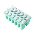 thumbnail image 1 of Agiferg Popsicle Molds 12 Pieces Silicone Ice Molds Tray Mold Reusable Easy Ice Maker, 1 of 3