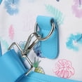 thumbnail image 4 of Disney Stitch Tropical Pattern White Duffel Bag with Blue Straps, 4 of 12