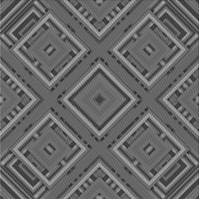 Ahgly Company Tapis d'Intérieur Lavable à la Machine, Carré, Transitionnel, Gris, Tapis de Zone, 7 Pieds Carré