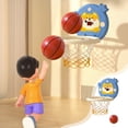 thumbnail image 2 of Blue Kids Indoor Basketball Hoop With Sensing Scoring And Voice Encouragement Foldable, 2 of 6