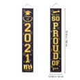 thumbnail image 2 of 1 Pair Graduation Themed Couplets Door Curtains Graduation Party Hanging Decor, 2 of 6