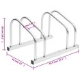 thumbnail image 4 of vidaXL Bike Rack for 2 Bikes Galvanised Steel, 4 of 4