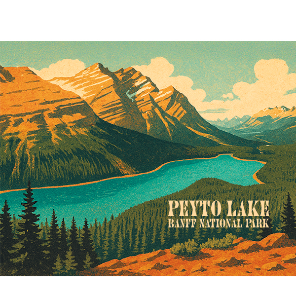 Retro Postcard 5x7
