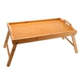 thumbnail image 3 of Foldable Bed Table, Portable Lap Desk, Lightweight Wooden Breakfast Tray, Laptop Thickened Upgraded, 3 of 8