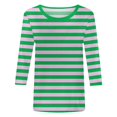 thumbnail image 3 of Hauts pour Femmes Chemises Mi-Longues Manches Trois Quarts Chemises Graphiques T-Shirts T-Shirts Décontractés Hauts Tunique à Col Rond Femmes Haut Chemises à Manches Longues Course Chemise à Manches Longues Femmes Courte Femmes Ample, 3 of 3