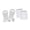 White L, variant on Siruishop Kids Gymnastic Hand Grips Gloves Wrist Support Gymnastic Bar Palm Protection Orange L