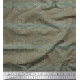 thumbnail image 1 of Soimoi Poly Georgette Fabric Floral Mandala Fabric Prints By Yard 52 Inch Wide, 1 of 3
