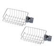 thumbnail image 1 of Oleegame 2PC Shower Soap Dish With Hook Kitchen Stainless Steel Faucet Storage Rack Sink Shower Basket Sponge Drain Rack Gray, 1 of 6
