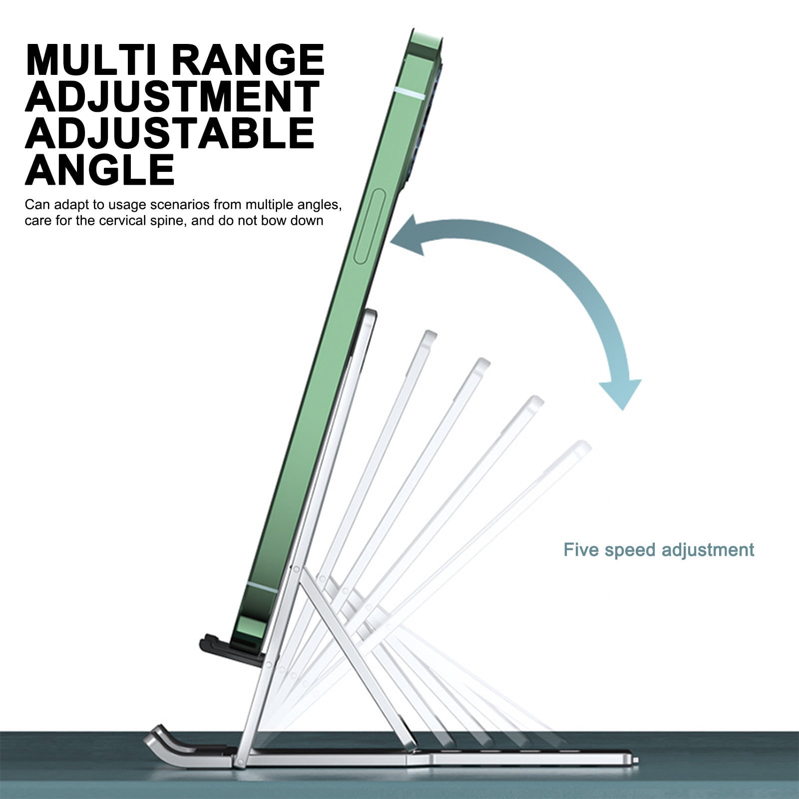 Foldable Phone Stand 2023 New Fashion Folding Stand New Portable Lazy Tablet Stand Foldable Desktop Aluminum Alloy Phone Stand Portable Phone Stand