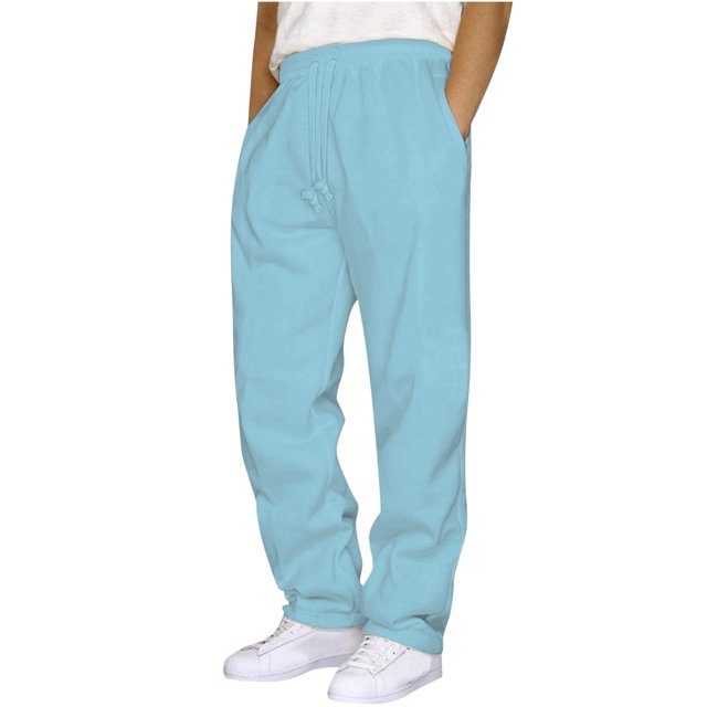 FAIWAD Mens Sweatpants Drawstring Elastic Waist Cargo Pants Athletic Running Pants Lightweight Workout Joggers