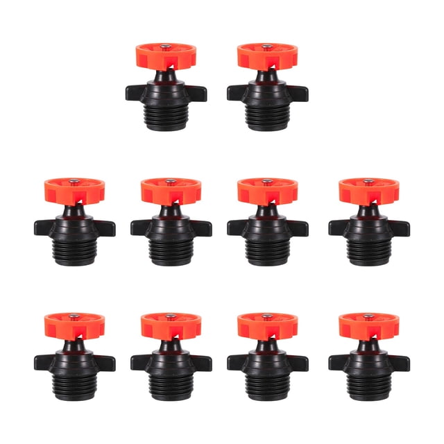 Yhmxh Gardening Supplies,Tools,Spring Garden Decor 1/2Inch Automatic Rotating Sprinkler Heads Sprinkler 360 Degree Rotation For Garden Irrigation 10pc Shower Head