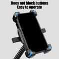 thumbnail image 4 of U-847 Blue Motorcycle Phone Rack Mirror Model With Secure Grip Non Slip Pads For Cycling Navigation Usb Charging Port Unobstructed One Handed Operation, 4 of 6