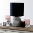 thumbnail image 4 of All the Rages LT2060-BLK Lampe en Béton Géométrique au Design Simple, Noire, 4 of 4