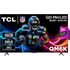 TCL 55” 1 cm QM6K Series QLED 4K Smart QD-Mini LED TV avec Google TV (2025 Modèle) - Nouveau système de contrôle Halo LD500 Dimming précis Series | 144Hz Taux de rafraîchissement du panneau autochtone