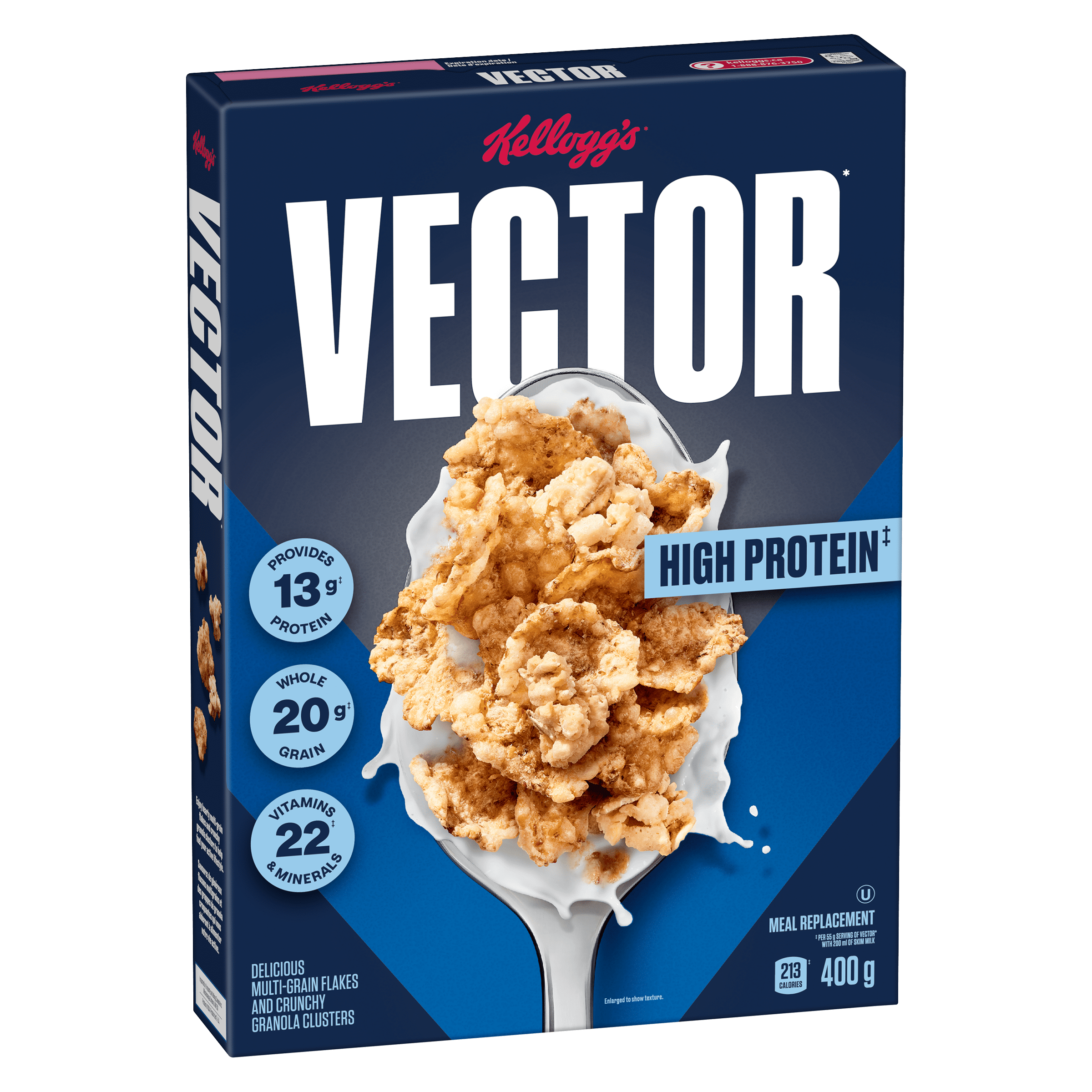 Substitut de repas Vector de Kellogg's (céréales), 400 g
