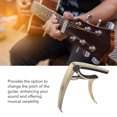 thumbnail image 3 of Capo Guitare, Capo Tension à Ressort Réglable en Métal pour Ukulélé Électrique Acoustique Bass Banjo, Quick Release, 3 of 8