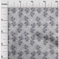 thumbnail image 1 of oneOone Georgette Viscose Fabric Leaves & Floral Block Fabric Prints By Yard 42 Inch Wide, 1 of 4