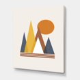 thumbnail image 3 of Designart Résumé de montagne et soleil Art mural sur toile, 3 of 4