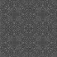 thumbnail image 1 of Ahgly Company Tapis d'Intérieur Lavable à la Machine, Carré, Transitionnel, Noir, Tapis de Zone, 6 Pieds Carré, 1 of 7